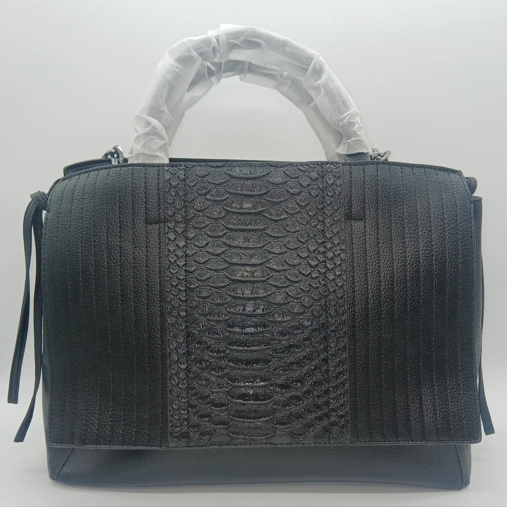 Crocodile Faux Leather Office/Laptop Large Shoulder Handbag